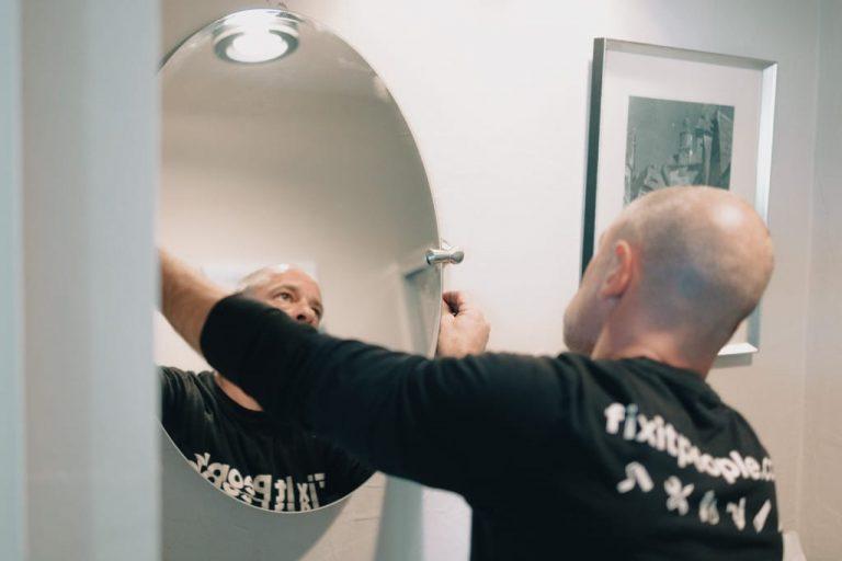 handyman wall hanging mirror